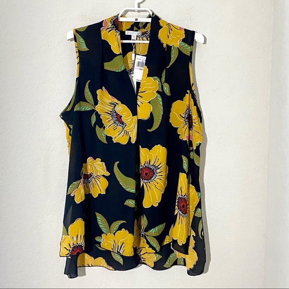 Blouse Spense été Imprimé Floral – Smockée – Doublée – Taille M